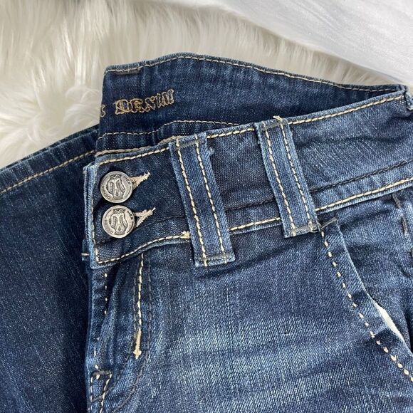 MEK Denim Madiera Wide Leg Jeans Sz 26 X 34 - Picture 11 of 13